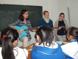 Bonnie Blue war natürlich mit von der Partie - Wir singen "We are Young"