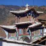 Der Kirchturm von Baihanluo